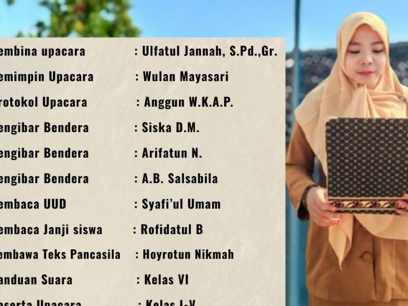 Kegiatan Rutin Upacara Hari Senin