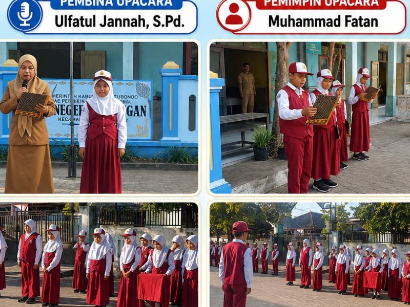 Upacara Rutin Setiap hari Senin Tanggal 03 Agustus 2026